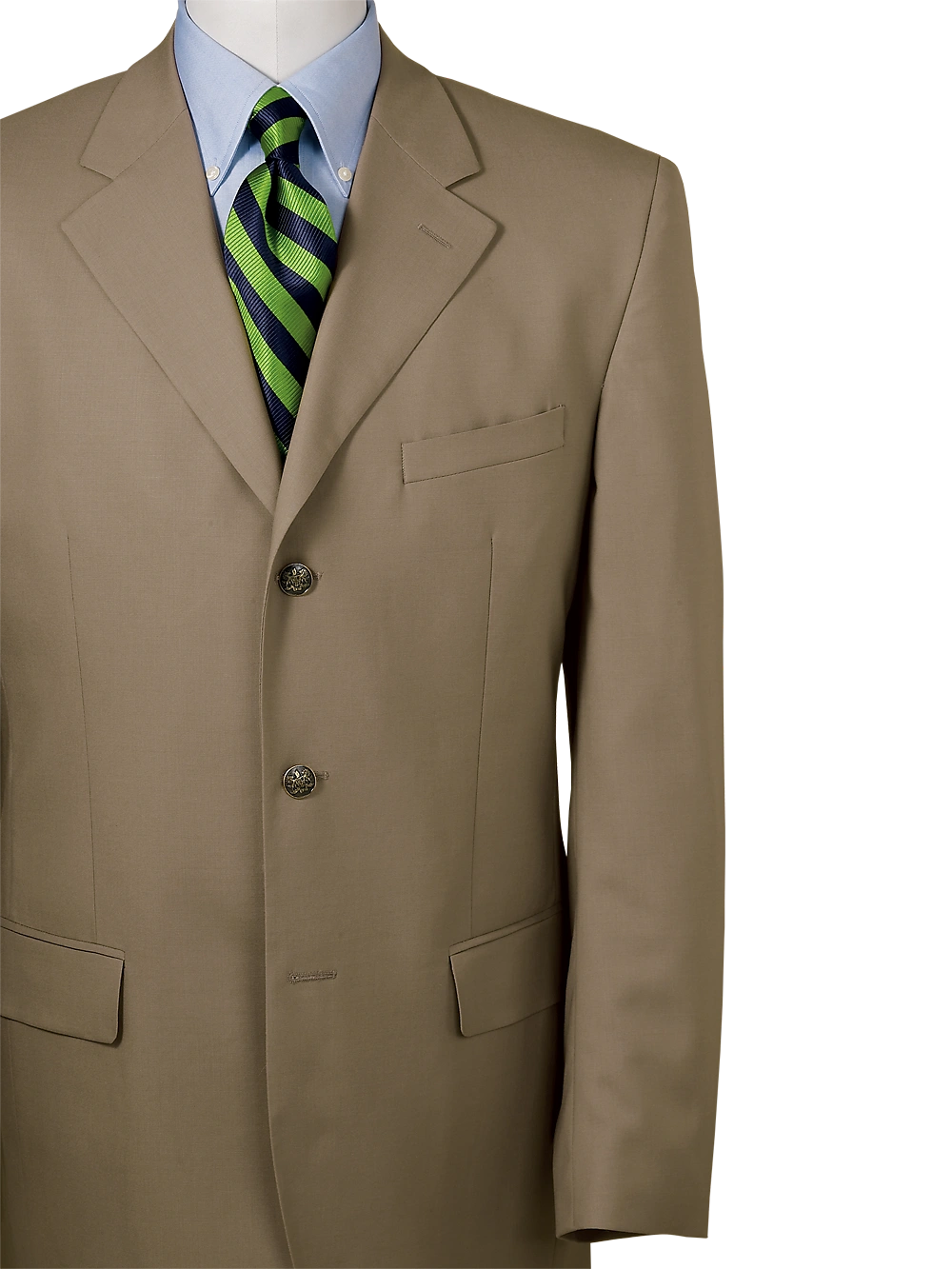 Britische Taupe Woll Blazer – Klassischer Dreiknopf-Reiterklassiker für stilvolle Reisen.