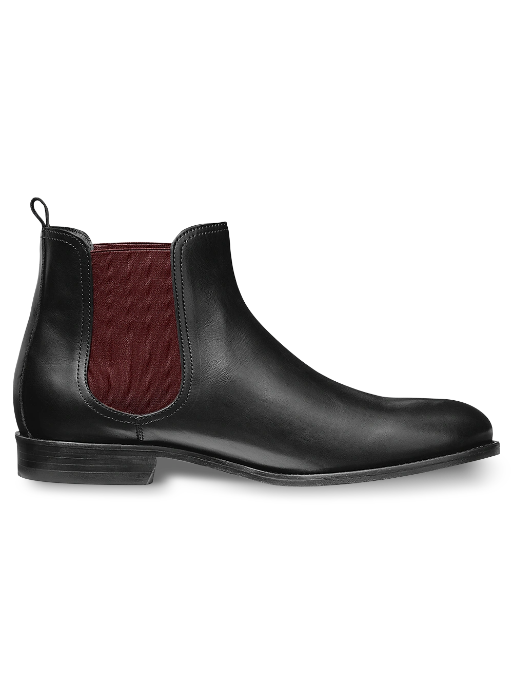 Ace Boot Schwarz-Burgunder: Dein stilvoller Schritt in die Welt! Zeitlos, elegant, ein Statement. Sofortiger Wow-Effekt garantiert!