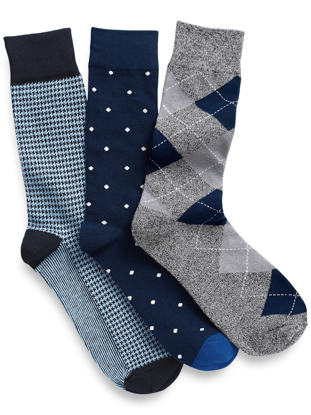 3er-Pack Navy-Multi Socken: Dein täglicher Farbtupfer aus weicher Baumwolle, stilvoll und komfortabel für jeden Tag.